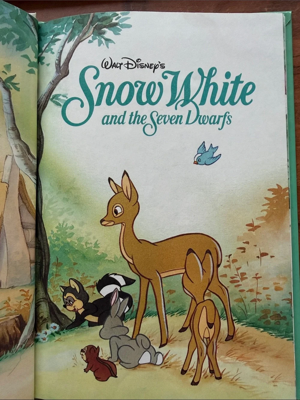 VTG 1994 Disney Snow White and Seven Dwarfs Grolier Book Club Edition New Mint